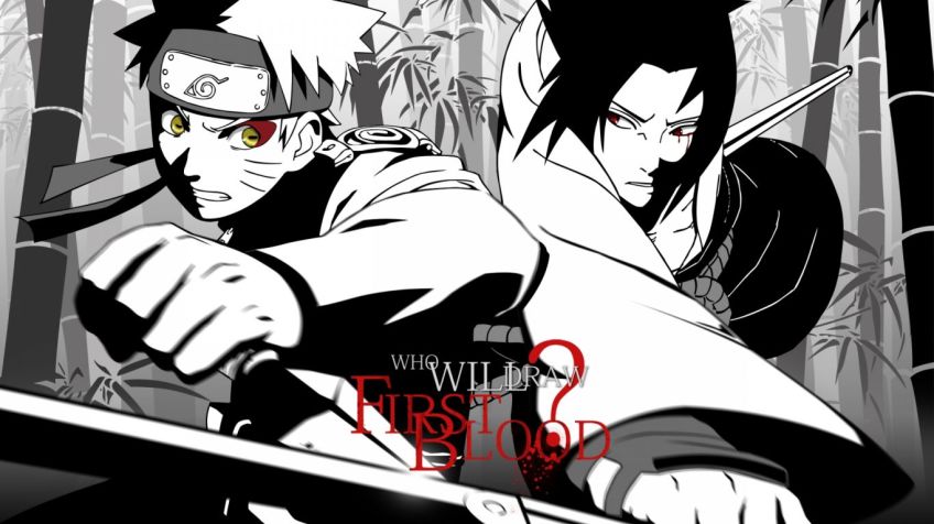 Sasuke preto e branco, naruto preto e branco papel de parede HD